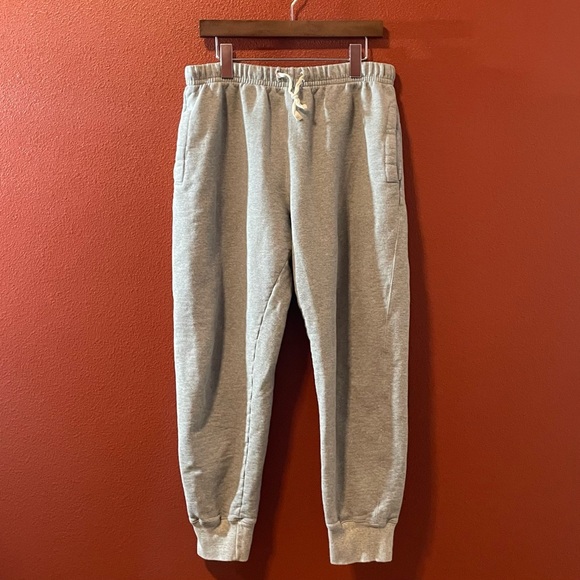 Merz B. Schwanen Men’s Good Basics‎ Gray Jogger The Bear Drawstring Sweatpants - Picture 1 of 7